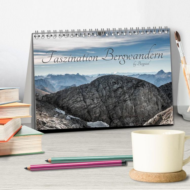 Produktbild: "Bergpixel" Faszination Bergwandern (Tischkalender 2026 DIN A5 quer), CALVENDO Monatskalender