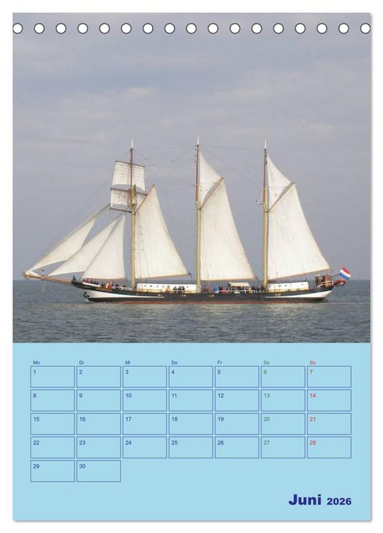 Produktbild: Seefahrer Romantik 2026 (Tischkalender 2026 DIN A5 hoch), CALVENDO Monatskalender