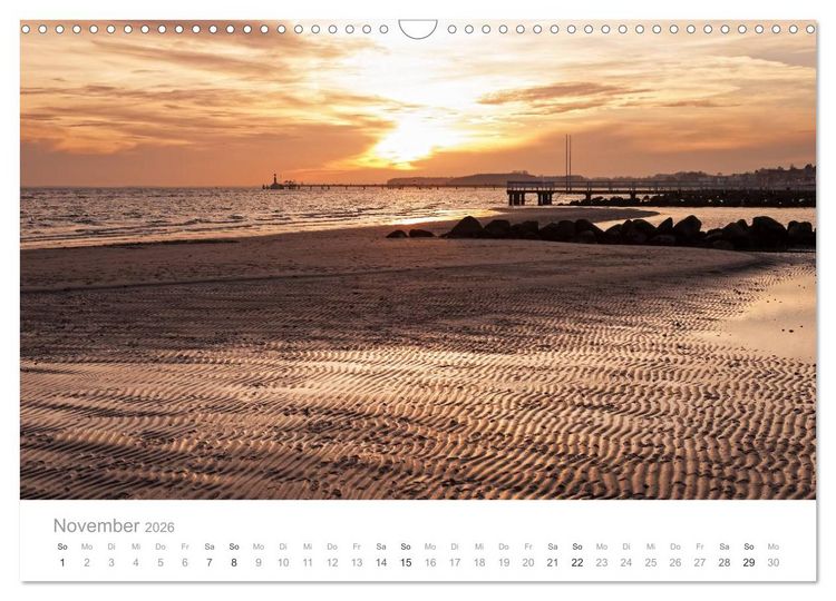 Produktbild: Gr&ouml;mitz - Ostseebad an der Sonnenseite (Wandkalender 2026 DIN A3 quer), CALVENDO Monatskalender