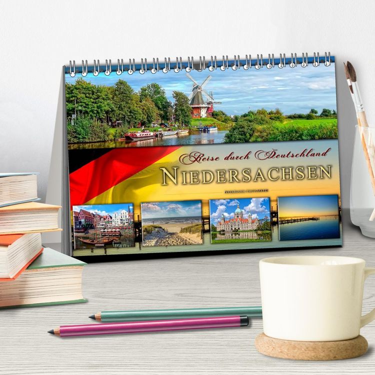 Produktbild: Reise durch Deutschland - Niedersachsen (Tischkalender 2026 DIN A5 quer), CALVENDO Monatskalender