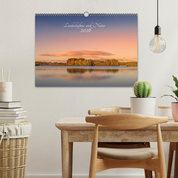 Produktbild: Landschaften und Natur 2026 (Wandkalender 2026 DIN A3 quer), CALVENDO Monatskalender