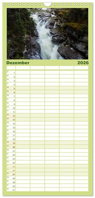 Produktbild: Familienplaner 2026 - Oh Canada... mit 5 Spalten (Wandkalender, 21 x 45 cm) CALVENDO