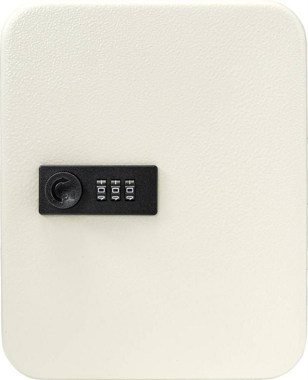 Produktbild: Sygonix Schl&uuml;sselkasten SY-4737738 Anzahl Haken 20 Wei&szlig;