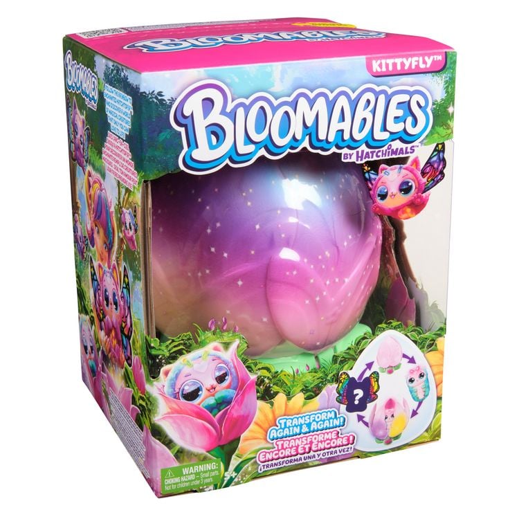 Produktbild: Bloomables von Hatchimals - Kittyfly, Interaktives Spielzeug mit &Uuml;berraschung, doppelter Verwandlung und &uuml;ber 100 Ger&auml;uschen und Reaktionen