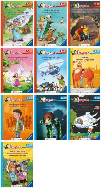 Produktbild: Paket Leserabe Komplettbezug · Set 3 (10 Bände)