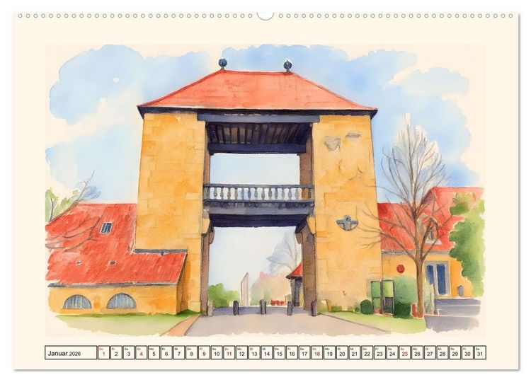 Produktbild: Deutsche Weinstra&szlig;e - Genuss und Natur (hochwertiger Premium Wandkalender 2026 DIN A2 quer), Kunstdruck in Hochglanz