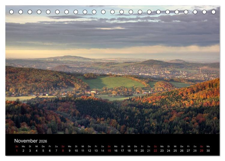 Produktbild: Mein liebes Lausitzer Gebirge (Tischkalender 2026 DIN A5 quer), CALVENDO Monatskalender