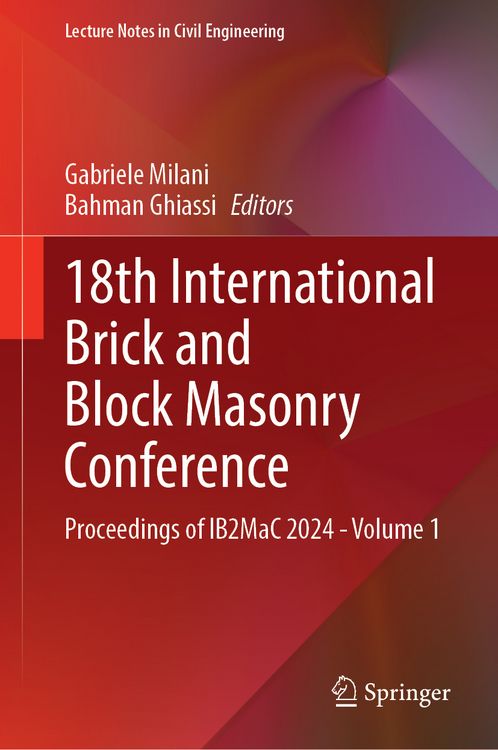 Produktbild: 18th International Brick and Block Masonry Conference