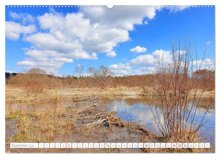 Produktbild: Meine Isar bei Geretsried (hochwertiger Premium Wandkalender 2026 DIN A2 quer), Kunstdruck in Hochglanz