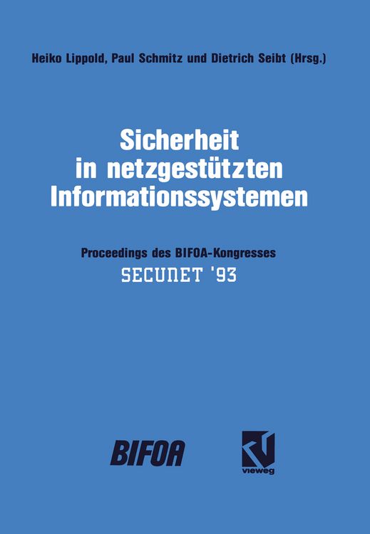 Produktbild: Sicherheit in netzgest&uuml;tzten Informationssystemen