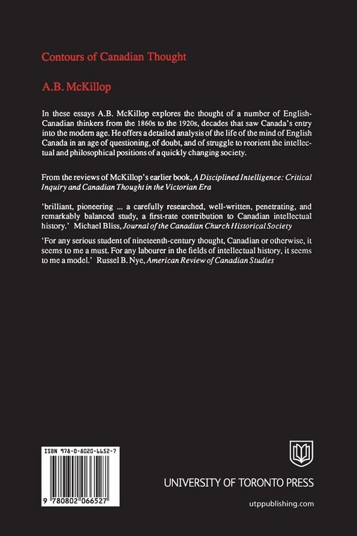 Produktbild: Contours of Canadian Thought