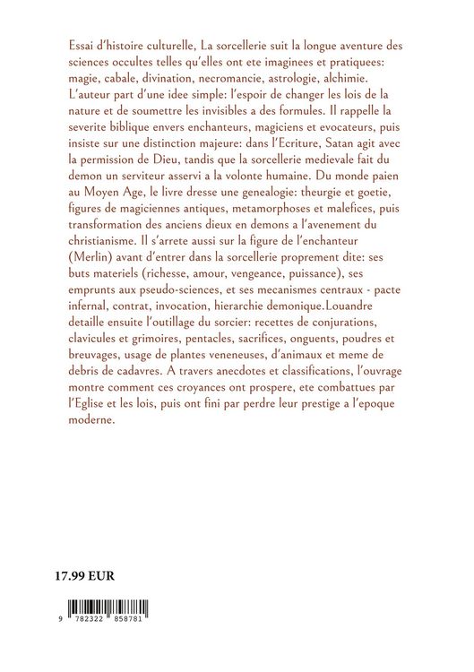 Produktbild: La sorcellerie