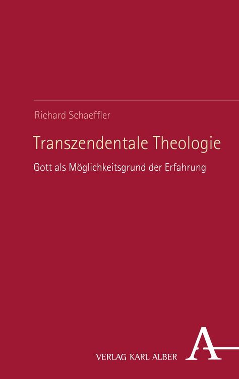 Produktbild: Transzendentale Theologie