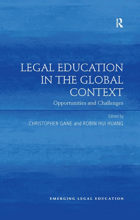 Produktbild: Legal Education in the Global Context
