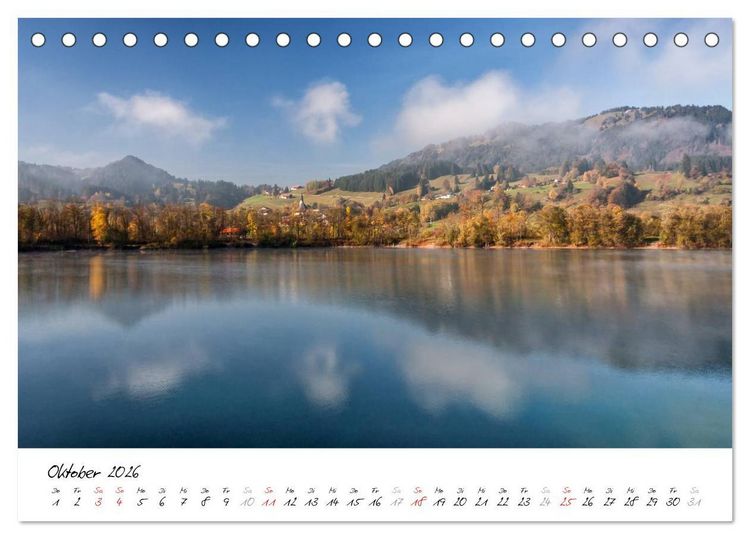 Produktbild: Erlebnis Oberallg&auml;u (Tischkalender 2026 DIN A5 quer), CALVENDO Monatskalender