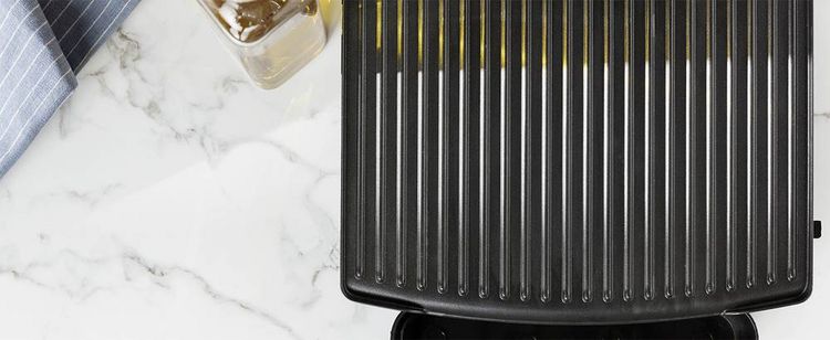 Produktbild: Princess 01.112425.01.001 Elektro Panini Grill Antihaftbeschichtung, Kontrollleuchte, klappbar Schwarz
