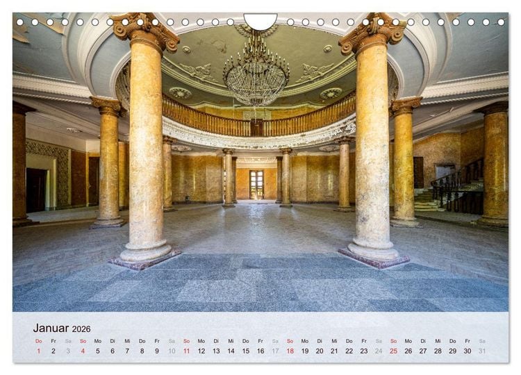 Produktbild: Lost Places - verlassen und vergessen (Wandkalender 2026 DIN A4 quer), CALVENDO Monatskalender