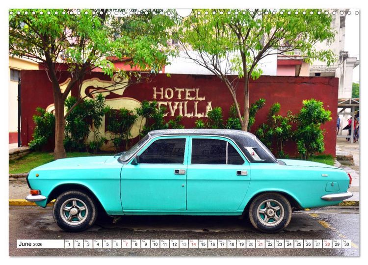 Produktbild: GAZ-24 Volga - A car Made in USSR (Wall Calendar 2026 DIN A3 landscape), CALVENDO 12 Month Wall Calendar