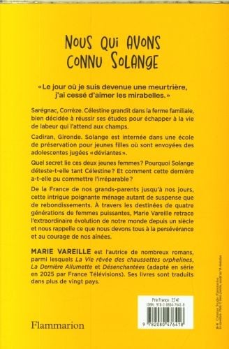 Produktbild: Nous qui avons connu Solange