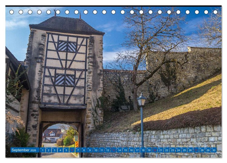 Produktbild: Aach im Hegau (Tischkalender 2026 DIN A5 quer), CALVENDO Monatskalender