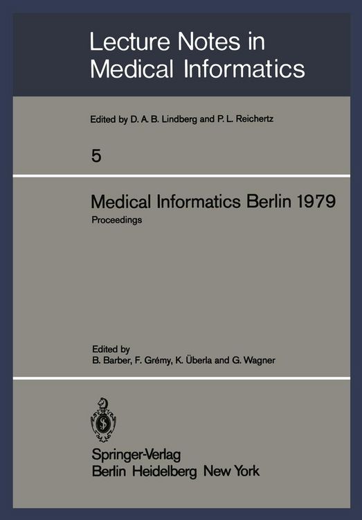 Produktbild: Medical Informatics Berlin 1979