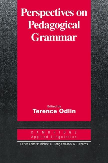 Produktbild: Perspectives on Pedagogical Grammar