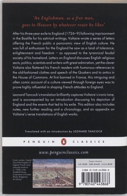 Produktbild: Letters on England