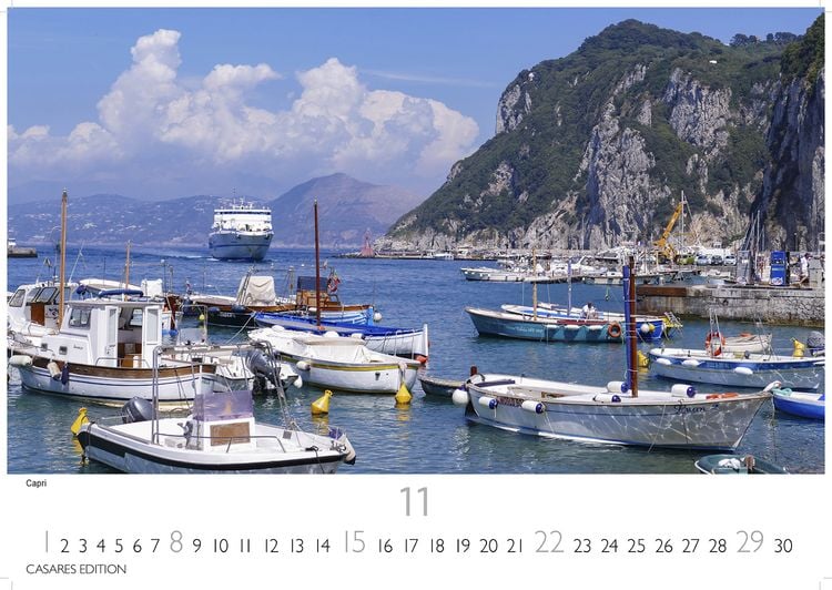 Produktbild: Golf von Neapel Kalender 2026 – Wandkalender | Fotokalender Italien 24x35 cm -. mit Capri, Ischia & Amalfi Küste