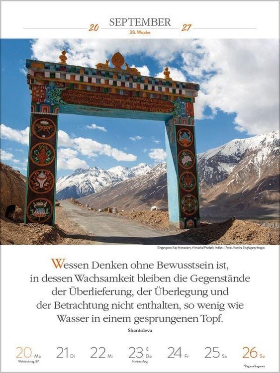 Produktbild: Buddhistische Weisheiten 2027