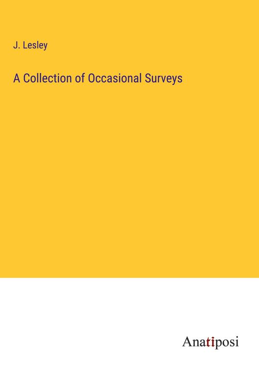 Produktbild: A Collection of Occasional Surveys