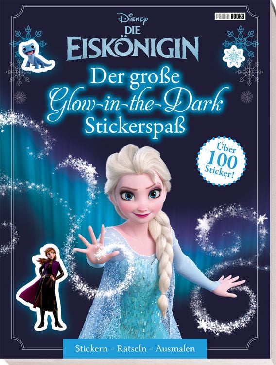 Produktbild: Disney Die Eisk&ouml;nigin: Der gro&szlig;e Glow-in-the-Dark-Stickerspa&szlig;: Stickern - R&auml;tseln - Ausmalen