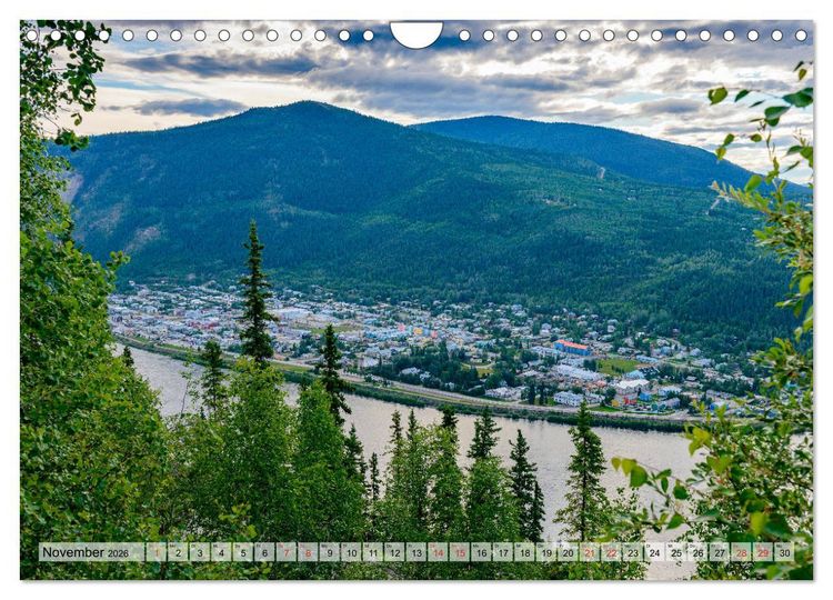Produktbild: Willkommen in Dawson City - Die legend&auml;re Goldgr&auml;berstadt am Yukon (Wandkalender 2026 DIN A4 quer), CALVENDO Monatskalender