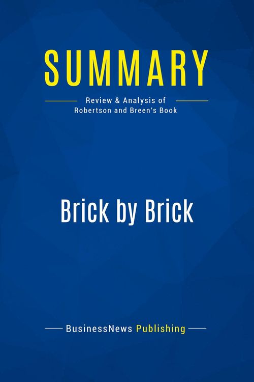 Produktbild: Summary: Brick by Brick