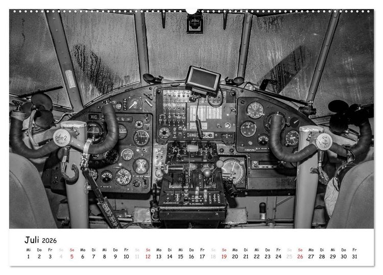 Produktbild: Flight deck - das beste B&uuml;ro (Wandkalender 2026 DIN A2 quer), CALVENDO Monatskalender