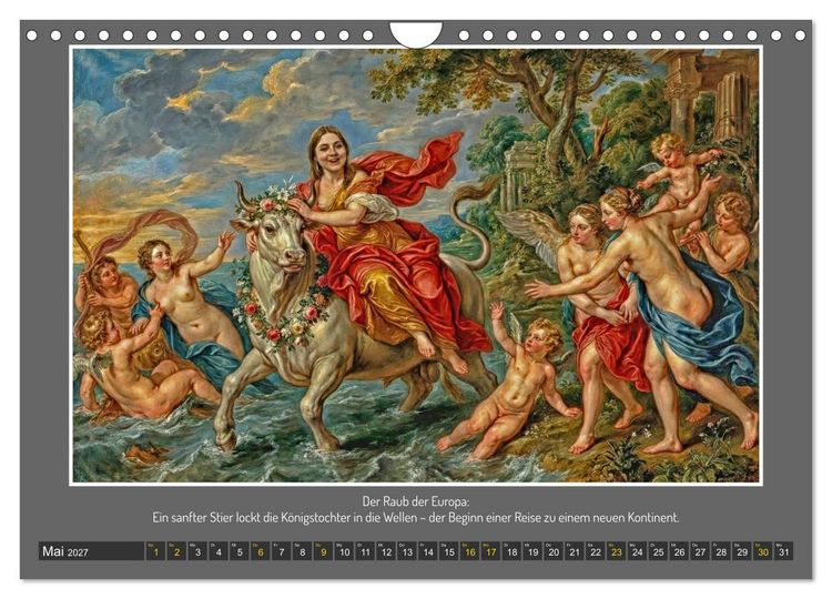 Produktbild: G&ouml;tterfunken und Leidenschaft (Wandkalender 2027 DIN A4 quer), CALVENDO Monatskalender
