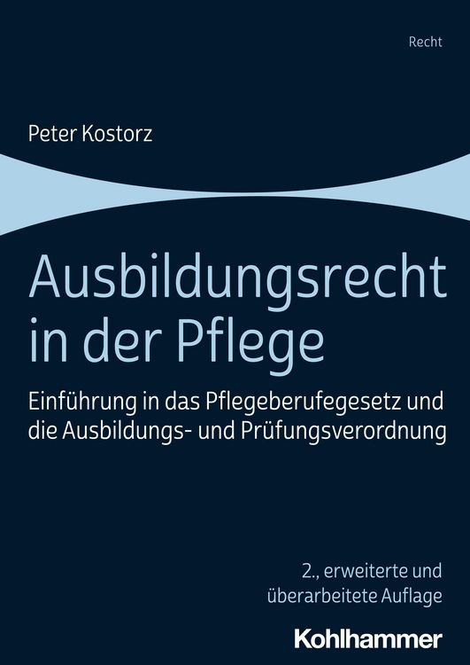 Produktbild: Ausbildungsrecht in der Pflege