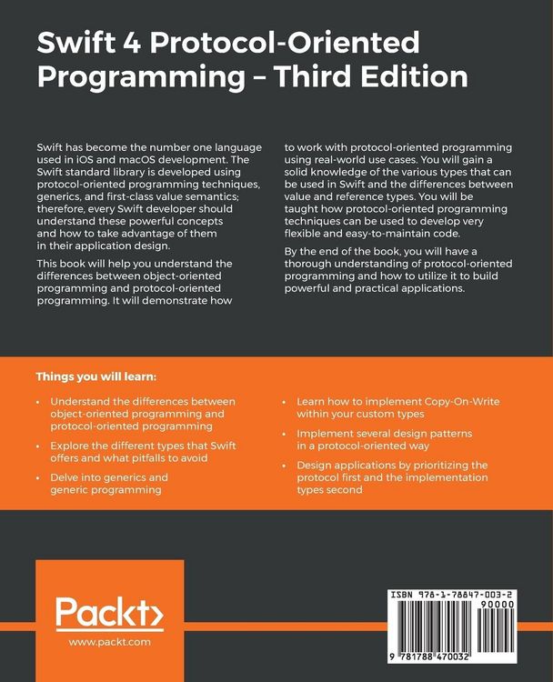 Produktbild: Swift 4 Protocol-Oriented Programming - Third Edition