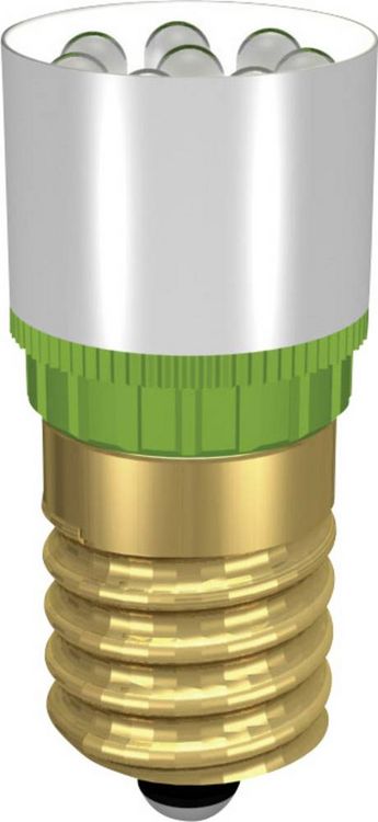 Produktbild: Signal Construct MCRE148372 LED-Signalleuchte Ultragr&uuml;n E14 12 V/DC, 12 V/AC 37000 mcd