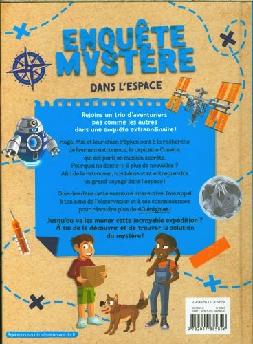 Produktbild: Enqu&ecirc;te myst&egrave;re dans l'espace : 40 &eacute;nigmes &agrave; r&eacute;soudre !