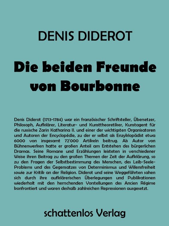 Produktbild: Die beiden Freunde von Bourbonne