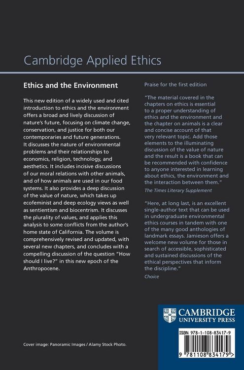 Produktbild: Ethics and the Environment