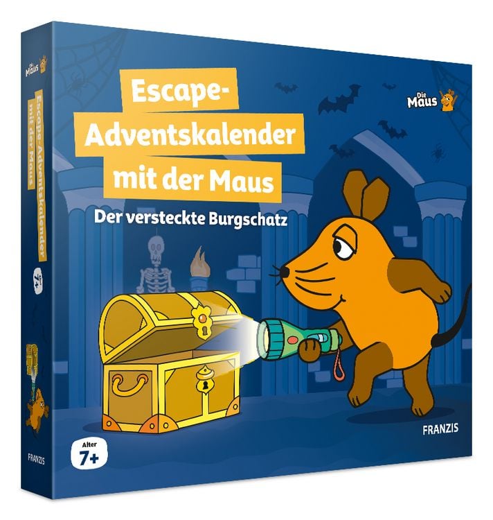 Produktbild: FRANZIS 67211 - Die Maus Escape-Adventskalender mit der Maus. Für Kinder ab 7 Jahren.