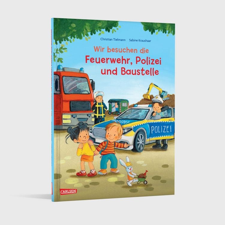 Produktbild: Max-Bilderb&uuml;cher: Wir besuchen die Feuerwehr, Polizei und Baustelle