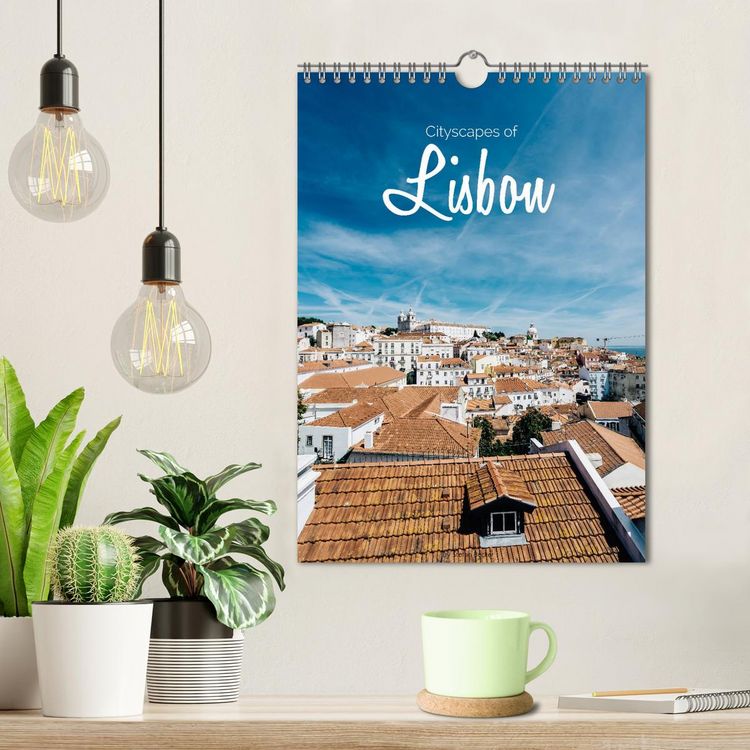 Produktbild: Cityscapes of Lisbon (Wall Calendar 2026 DIN A4 portrait), CALVENDO 12 Month Wall Calendar