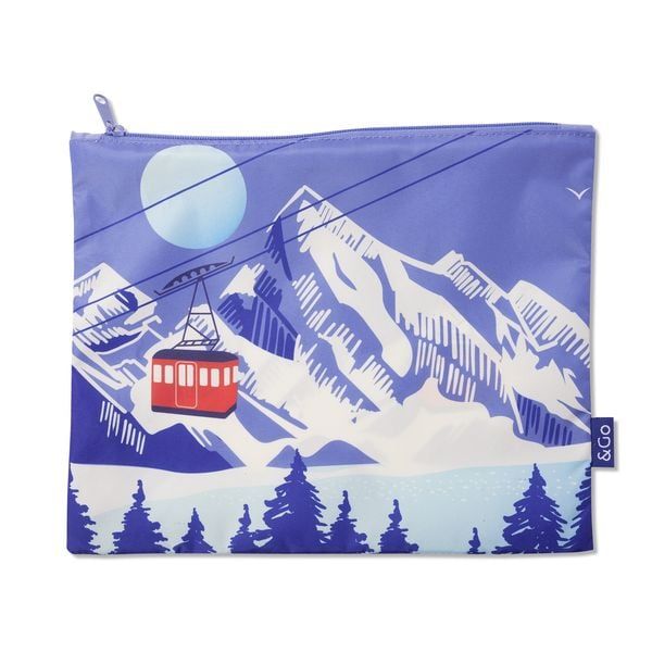 Produktbild: Reisebeutel mit Zipper "Ski Resort"