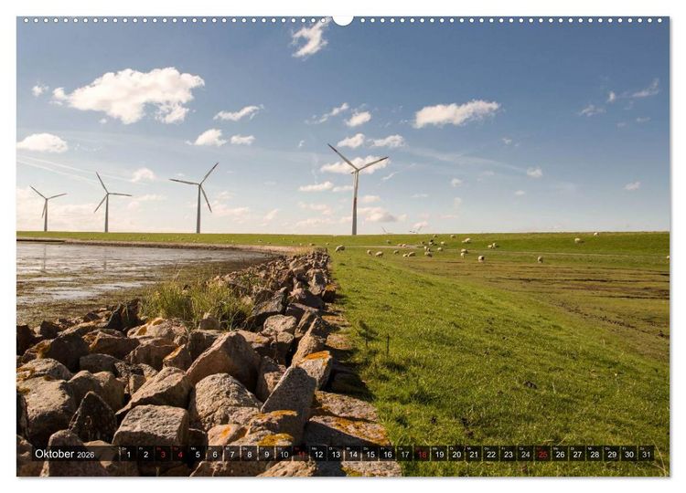 Produktbild: Pellworm 2026 (hochwertiger Premium Wandkalender 2026 DIN A2 quer), Kunstdruck in Hochglanz