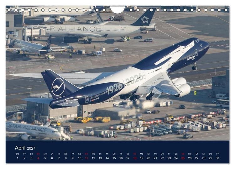 Produktbild: Lufthansa 100 Years (Wandkalender 2027 DIN A4 quer), CALVENDO Monatskalender
