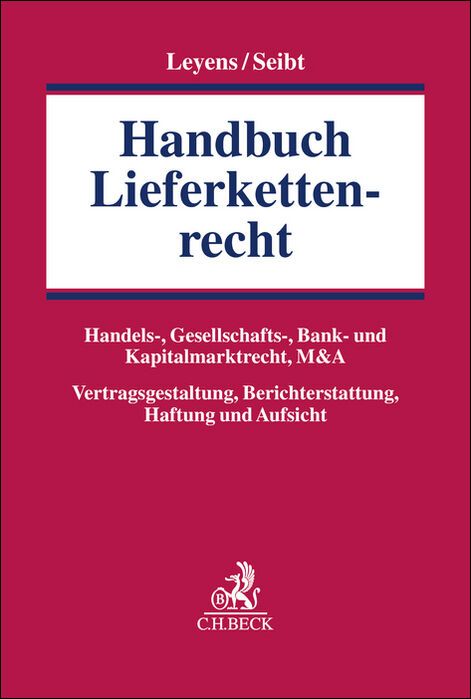 Produktbild: Handbuch Lieferkettenrecht