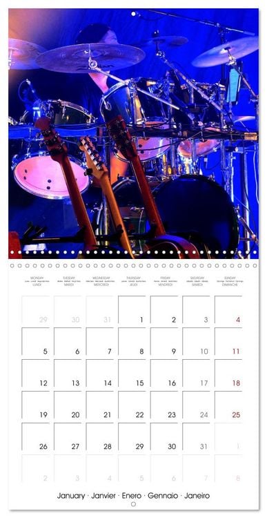 Produktbild: Drummer Action (Wall Calendar 2026 12 &times; 12 Inch) CALVENDO 12 Month Wall Calendar