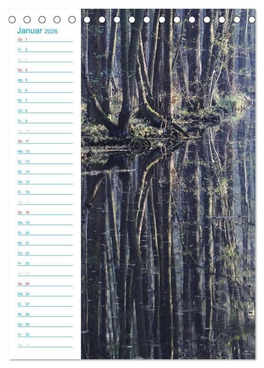 Produktbild: Wunderbarer Spreewald (Tischkalender 2026 DIN A5 hoch), CALVENDO Monatskalender